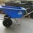 KRUIWAGEN PE BLAUW 160 L 2 WIEL